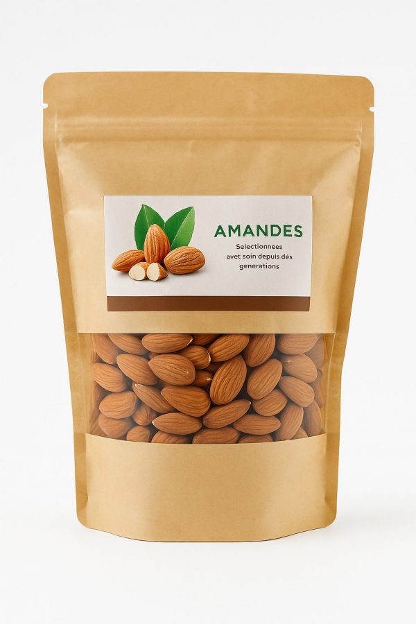 Sachet d’amandes décortiquées naturelles – Maison Maurice