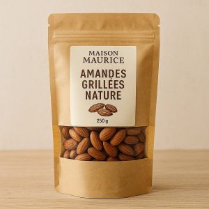 Amandes grillées nature – Maison Maurice (250 g)