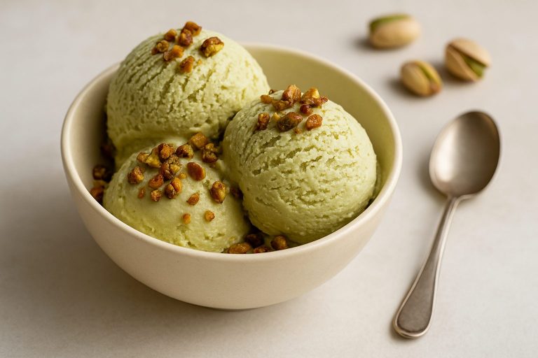 Lire la suite à propos de l’article <h1>🍨 Glace à la pistache maison – Recette artisanale Maison Maurice</h1>